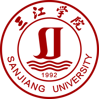 三江学院校徽 · 官方位图（PNG，2048×2048px）